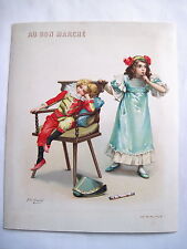 Charming Rare French Victorian 1800's Trade Card 