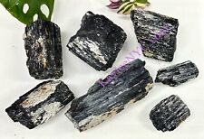 Wholesale Lot 3 Lbs Natural Black Tourmaline With Muscovite Mica Crystal picture