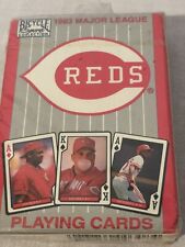 NEW Sealed Playing Card Deck Bicycle Vintage Cincinnati Reds Baseball Team 1993 picture