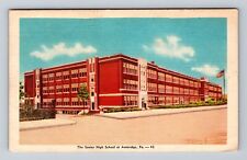 Ambridge PA-Pennsylvania, Sr High School at Ambridge Antique Vintage Postcard picture