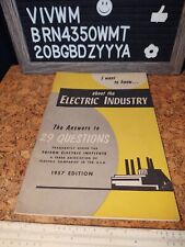 VTG 1957 Handbook Edison Institute ELECTRIC INDUSTRY 420 LEXINGTON AVENUE NYC NY picture