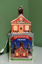Dickensville Collectibles NOMA 6136 Porcelain School House w/Box Lighted Decor picture