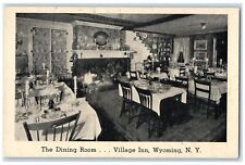 c1910s The Dining Room Village Inn Interior Wyoming New York NY Tables Postcard picture