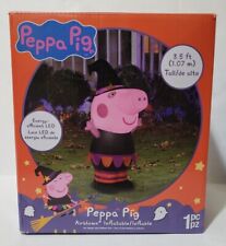 Gemmy 3.5ft Peppa Pig w/ Witch Outfit Halloween Inflatable picture