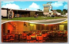 Avon Park Florida~Ranch Buffet Restaurant Roadside & Interior Views~Vintage PC picture