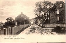 Vtg Nantucket Massachusetts MA An Old Street 1905 Old Undivided Back Postcard picture