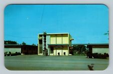 Boca Raton FL, El Chico Motel, Street View, Ducks, Florida Vintage Postcard picture