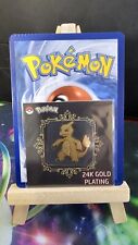 Charmeleon 24k Gold Plated Sticker Pokemon Nm  picture