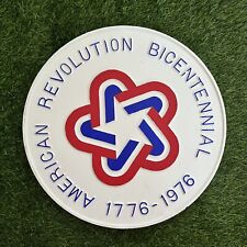 Vintage 1976 American Revolution Bicentennial 17” Plaster Wall Hanging picture