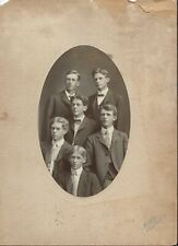 Young men cabinet photograph Newton Kansas Murphy early 1900s picture