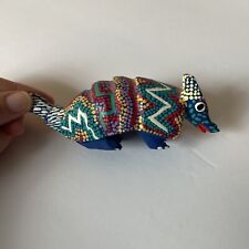 Mexican Folk Art Pepe Santiago Armadillo Figure Signed Hand Made picture