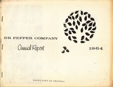 Vintage 1964 DR PEPPER Company Annual Report - Photo Copy of the Original  picture