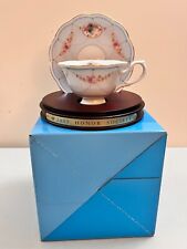 VINTAGE 2007 AVON HONOR SOCIETY MRS. PFE ALBEE TEACUP SAUCER ORIG BOX picture