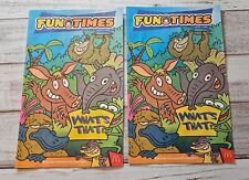 Lot Of 2 Vintage McDonald's Fun Times Magazines Issue 1/1999 Plus 6 Stickers picture