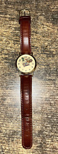 Vintage Fantasma YOGI BEAR Watch from 1991 w/original leather band. New battery picture