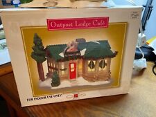 Outpost Lodge Cafe by Hometown Holidays-Lighted Village with figures picture