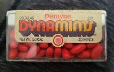 RARE Vintage Retro 1970s 1980s Dentyne DYNAMINTS Mints Unopened Candy NOS picture