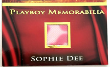 Playboy Authentic Memorabilia Card ~ SOPHIE DEE (Playboy All-Star) picture