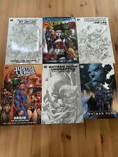 Jim Lee Art DC Comics Book Lot - Icons Justice Batman Hush Suicide (all HC) picture