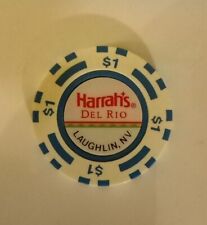 Harrah's Del Rio Casino $1 Chip Laughlin, Nevada Ungraded As Is picture