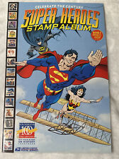 1998 USPS & DC Comics SUPER HEROES Stamp Album #1 - BATMAN - SUPERMAN - NM/MT picture