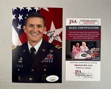 General Michael Flynn Signed 4x6 Photo JSA COA picture