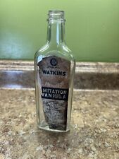 Vintage WATKINS Double Strength Imitation Vanilla Extract 11oz Bottle picture
