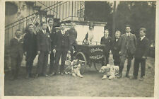 Social history Bakery A. Wickart advertising dogs tricycle group photography picture