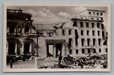RPPC German Chancellery Berlin Reichskanzlei Damage from WWII Postcard picture