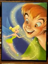 Disney Art Print A Touch Of Magic Tinker Bell Peter Pan Inverse Box Framed  picture