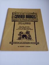 Vintage Guide to the Covered Bridges of Parke County Indiana 1972 History picture