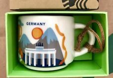 Starbucks 2oz GERMANY Demi Tasse You Are Here YAH mug Ornament Espresso Cup Mini picture