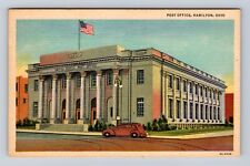 Hamilton OH-Ohio, U.S. Post Office Building, Antique Vintage Souvenir Postcard picture
