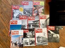 LOT OF VINTAGE “TRAIN & TRAVEL”  MAGAZINES -1952-1953 ISSUES picture