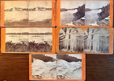 Nine Early 1860s  Niagara Falls winter Instantaneous Stereoviews by John Soule picture