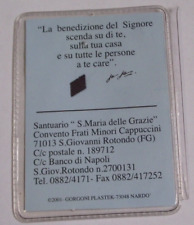 New Stigmata St Saint Padre Pio pocket relic Holy card patron of adolescence picture