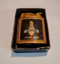 Vintage Rare Richfield Gasoline Oil Advertising Lighter Evans Mickey Bach 1950's picture