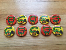 10 1990 Mirage Studios TMNT Teenage Mutant Ninja Turtles 1-1/2” Buttons Pinbacks picture