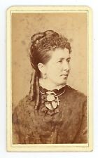 Antique Two CDVs c1870s Beautiful Women That Look Very Similar Twins? Adrian MI picture