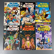 LOT OF 6 - The Young All-Stars 1989 Vintage DC Universe Comic Books # 20 - 25 picture