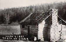 RPPC, Wash Gibbs Cabin, Shepherd of the Hills Country, Branson MO,Old Post Card picture