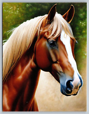 Art Postcard The Palomino Glow, Horse Portrait A15 picture