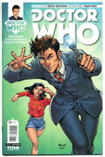 DOCTOR WHO #7 A, NM, 10th, Tardis, 2015, Titan, 1st, more DW in store, Sci-fi picture