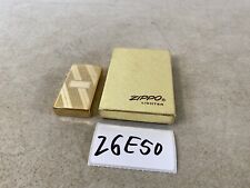 Zippo Vintage Model Clark Gold Lighter 26E50 picture