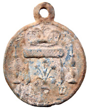 Ancient Judaica Jewish Amulet Pendant Kabbalah 18-19th Century (Y23-11) picture