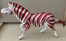 SALE Breyer Tradit'l  712304R CHRISTMAS CANDY  Red Metallic Striped Zebra picture