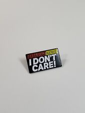 Breaking News I Don't Care Lapel Pin Humorous  picture