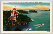 Vtg Post Card Hopewell Hall, Pullman Castle Thousand Islands, N.Y Unposted Postc picture