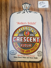 vintage ~ Mother's Delight VOIGT'S Flour score card picture