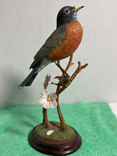 Robin Bird Porcelain Figurine, The Danbury Mint Springtime Melody by Jeff Rechin picture